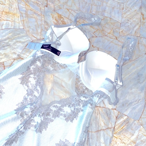 34B Stunning Floral Lace Mesh Bodysuit Teddy Corset Holiday Collection Rare - Picture 12 of 14